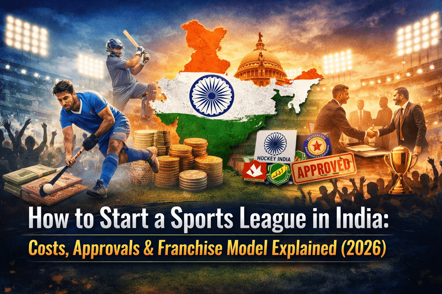 How to start a sports league in India - franchise model and costs explained 2026